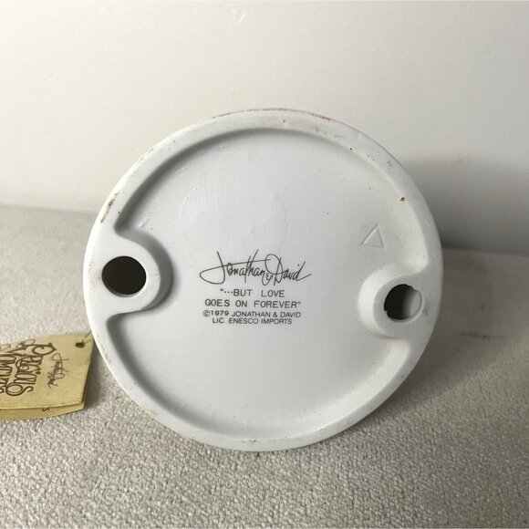 Precious Moments Charter Member Figurine "Angels Sitting On Cloud" 1980 Triangle - Picture 7 of 7